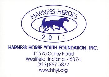 2011 Harness Heroes #NNO Cover Card Front